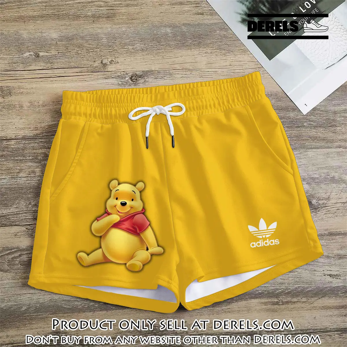 Premium winnie the pooh in adidas women shorts lady beach shorts wms1083 dr3501788